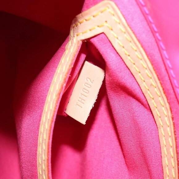 LOUIS VUITTON Monogram Vernis Fluo Reade PM Hand Bag Red M91903 Auth yk17584AV - Picture 10 of 16